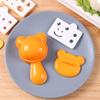 Cute Sushi Tools Onigiri Molds Bear Animal Shape Sushi Kids Rice Mashed Potato Pumpkin Mash Baking Supplies Kitchen Gadgets