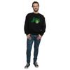 DC Comics Mens Green Arrow Text Logo Sweatshirt