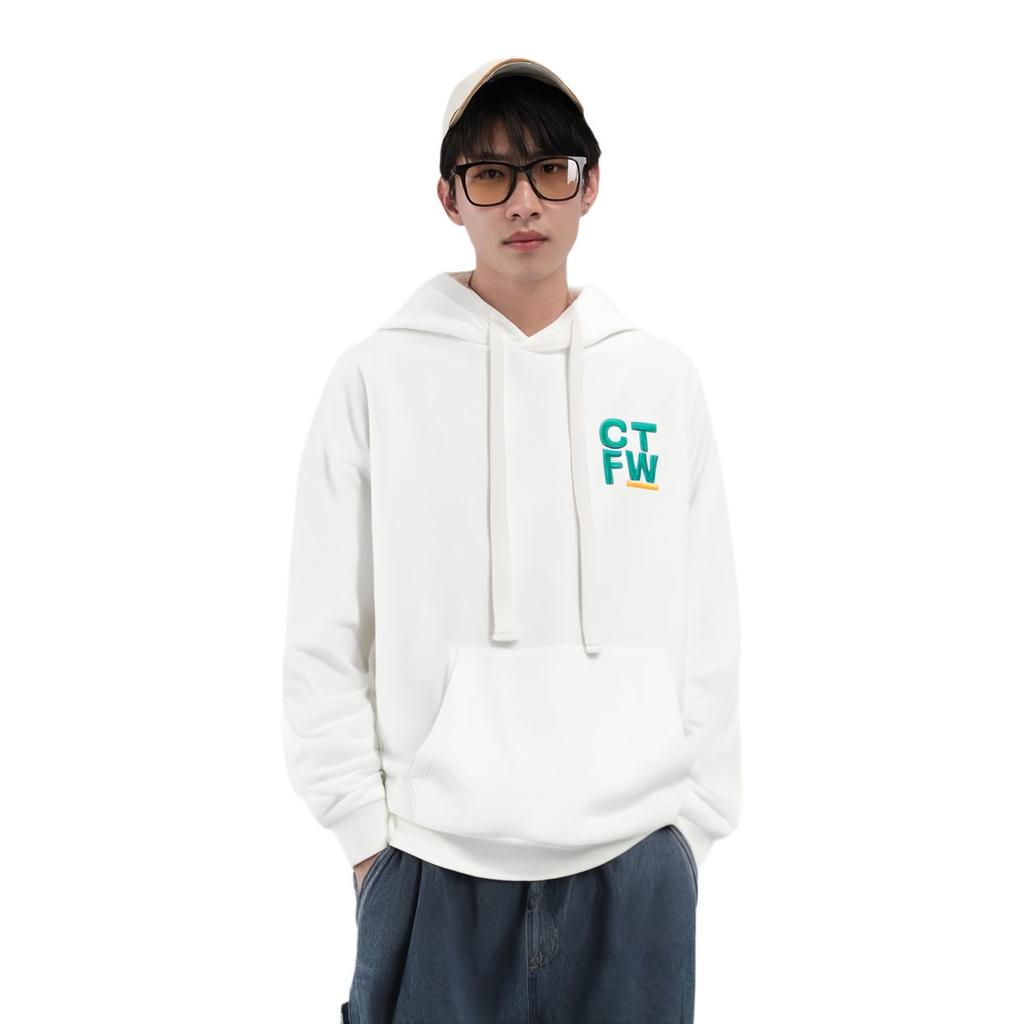 Li Ning Sweatshirts Herren Weiß Mit Kapuze Moderat Regular AWDQB67-3