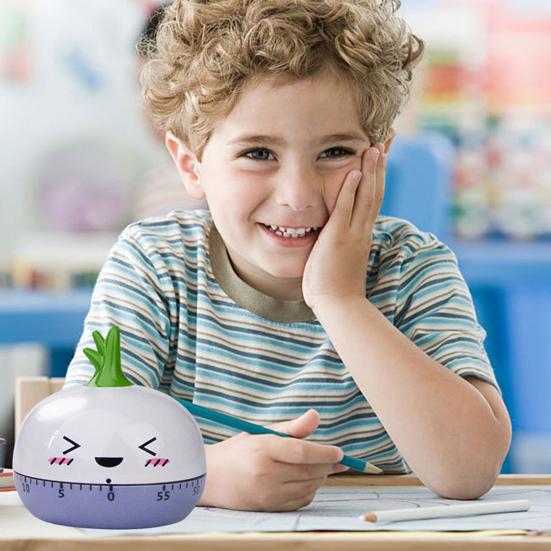 Minuteur de cuisine mécanique réglable 0-60 minutes Animal de dessin animé à remonter Compte à rebours manuel Alarme sonore Rappel Pas de piles nécessaires Minuteur coloré pour