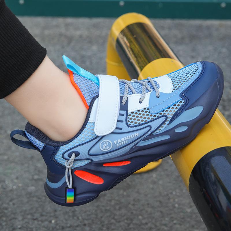 Classmate Summer Single Net Boys Sports Shoes 2025 Children's Shoes Breathable Girls Soft Sole Comfortable Fashion Casual Shoes