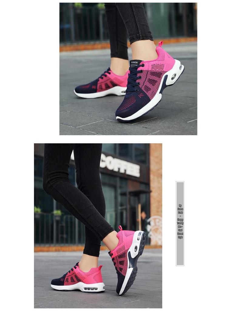 Lightweight Breathable Sneakers: Versatile Plus Size Summer Shoes with Air Cushion