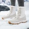 Winter Oversized Snow Boots for Women's Outdoor Travel, Thickened High Top and Plush Thick Cotton Shoes, Boots for Women's Shoes