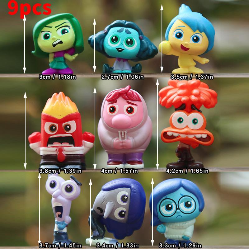 

Inside Out Toy Figures Pvc Decoration Collectible For Kids And Teens