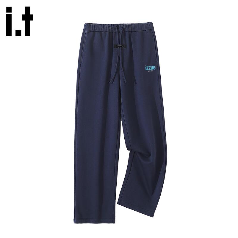 Izzue It Men's Loose Wide-Leg Streetwear Pants