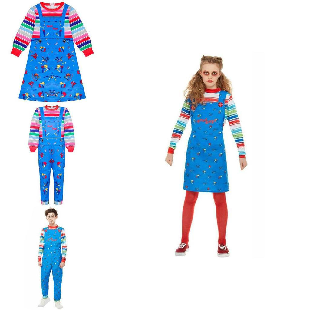 Eye-catching Child's Play Licensed Chucky Costume For Boys And Girls Fun