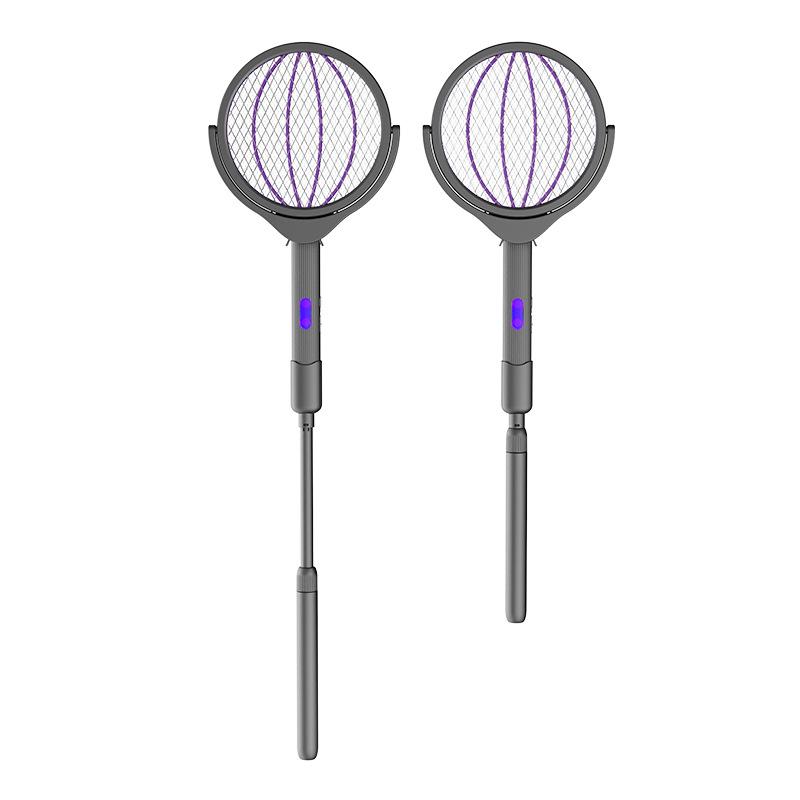 Rechargeable 2-in-1 Telescopic Mosquito Swatter & Purple Light Killer Lamp