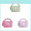 Compact Travel Cosmetic Bag With Quilted Design And Polyester Material For Women