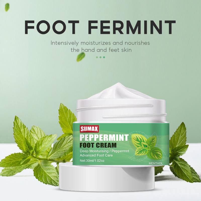 Mátový krém na nohy Hladký Jemný Zářivý a Průsvitný Rychlá Absorpce Pokožky Retinol Sérum proti Stárnutí