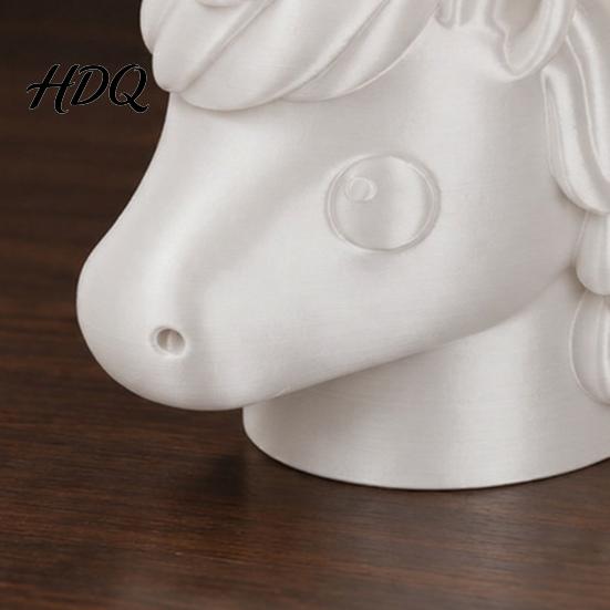 Cute Desktop Organizer for Pencils 3D Printed Unicorn Pen Holder Large Capacity Paintbrushes Multipurpose Cosmetic Brush and Makeup Brushes