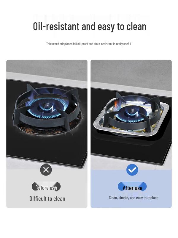 Aluminum Foil Gas Stove Oil-Proof Mat Set