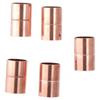 5Pcs Copper Connector Gold Adapter Strong Straight Coupling Copper Fitting  Home