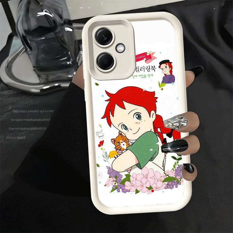 Phone Case for Xiaomi Redmi Note 15 14 13 Pro Plus Anne Of Green Gables Shirley Shell 12S 11 11S 11T 5G 14S Soft Silicone Funda