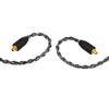 MMCX Connector Replacement Headphone Cable 3.5mm Wired Earphones Detachable Cord In line Control with Mic for Shure