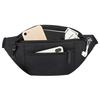 Reflective Waist Bag with Headphone Jack Zipper Closure Pockets Design Multi-purpose Style Belt Bag Running Accessory