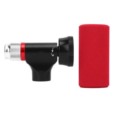 Inflador de Pneu de Bicicleta CO2 Liga de Alumínio Compatível com Válvula Americana e Francesa Bomba de CO2 para Bicicleta com Pressão