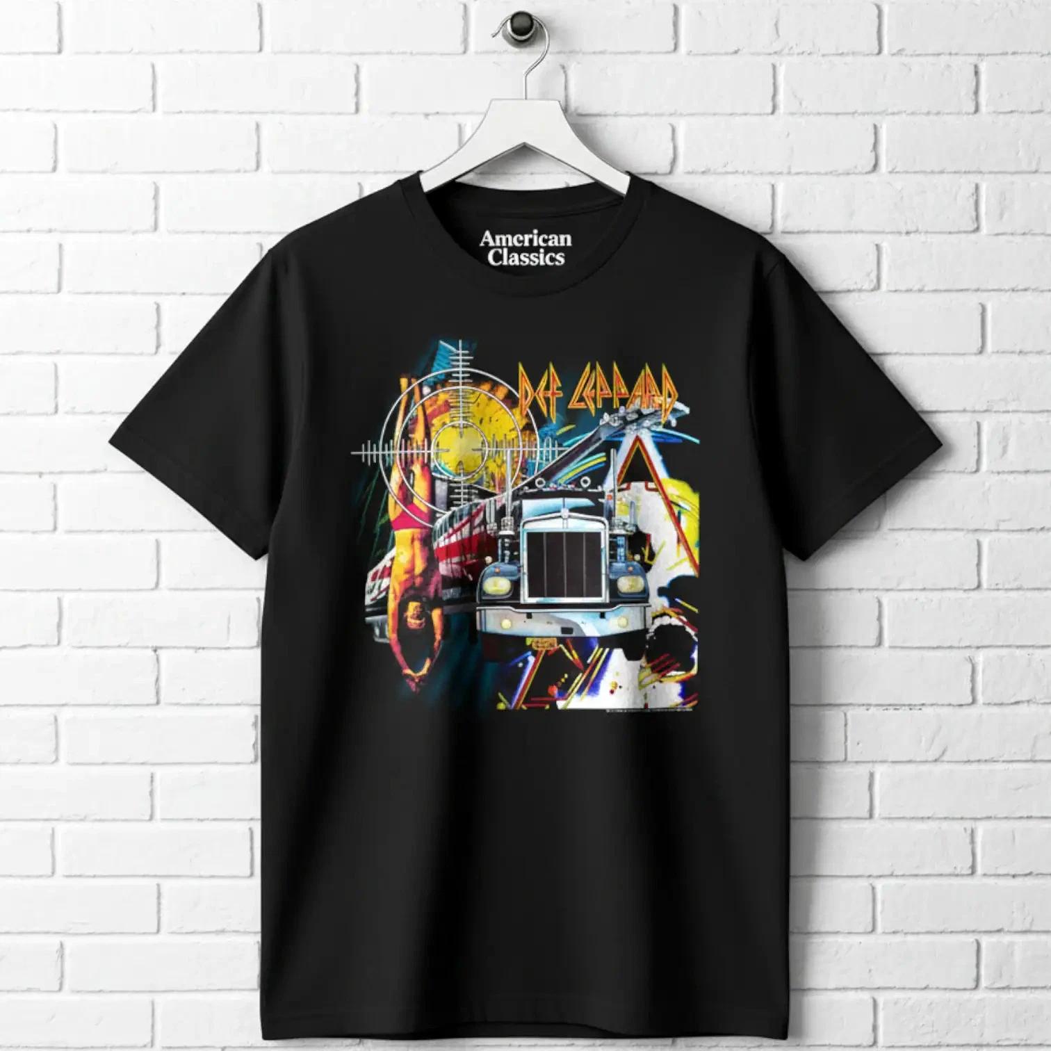 Def Leppard Albums Collage Men s T Shirt XXXXL