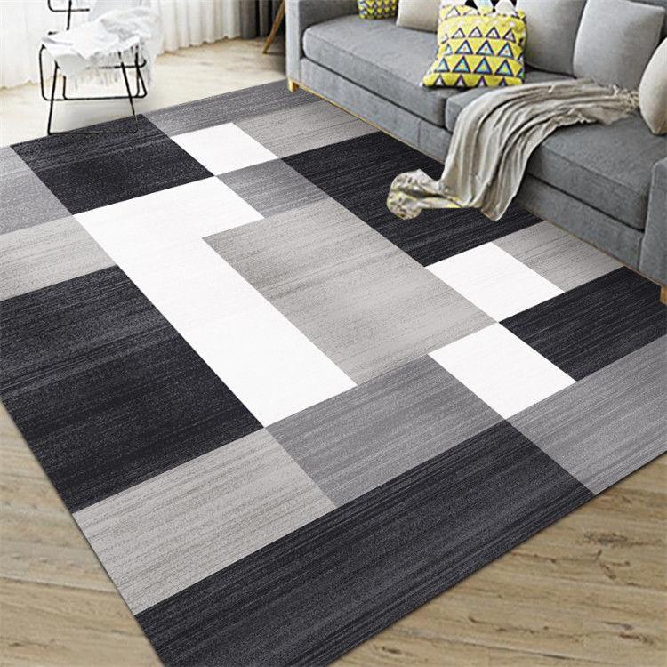 

Ковер с геометрическим узором для гостиной, спальни, противоскользящий коврик, мягкий скандинавский роскошный ковер для дома, украшение для дома 200*300cm