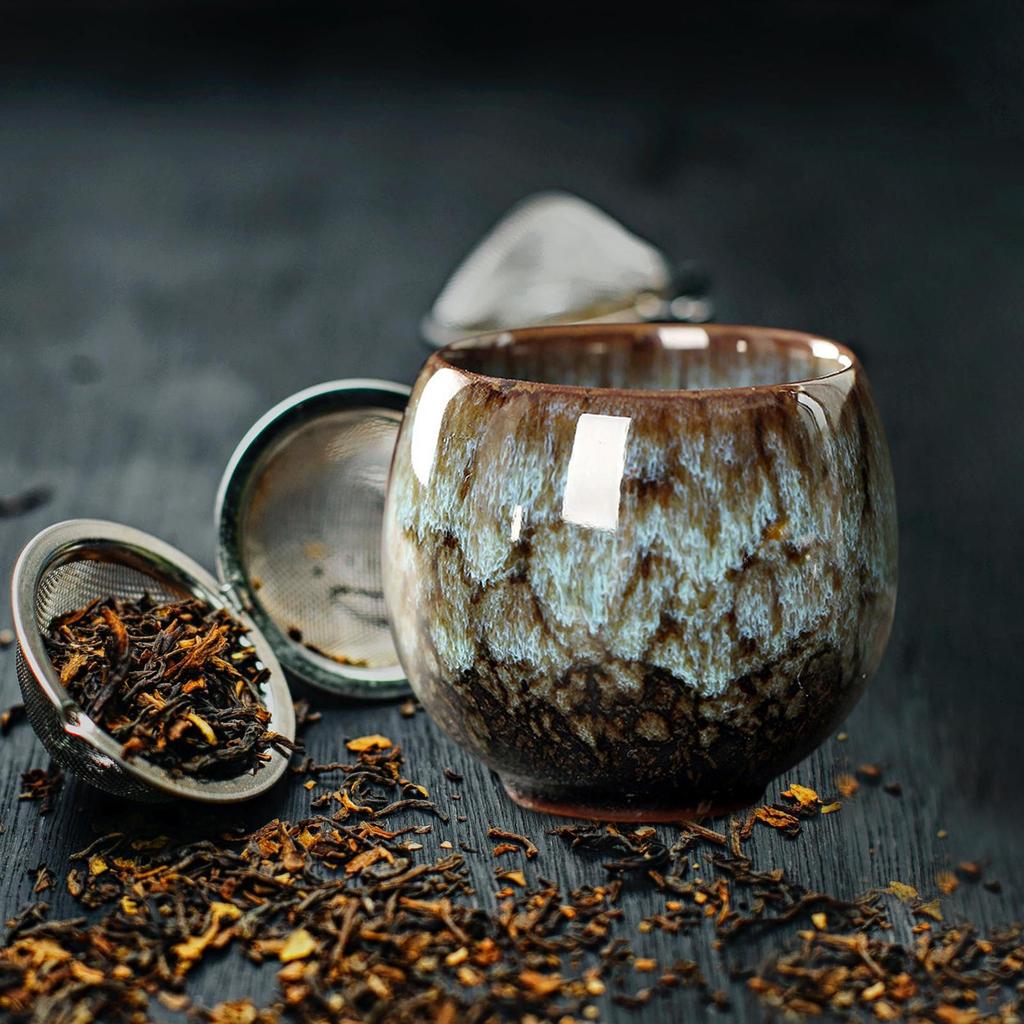 Chinese Handmade Cup 110 ml,Ceramic Tea Mugs Without Handles,Best Gift