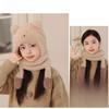 Toddler Cartoon Fleece Hat With Face Mask And Ear Protection For Winter