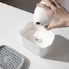 2 in 1 Dispenser di sapone per piatti, dispenser di sapone liquido, contenitore per sapone con porta spugna per cucina, bagno, accessori per il lavaggio