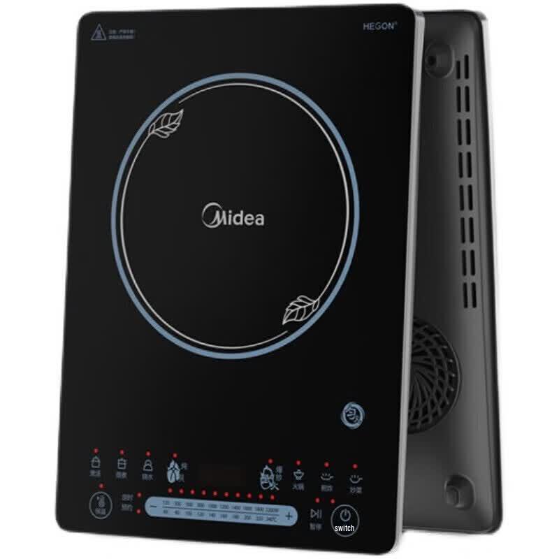 Midea 2200W Induction Cooker with Integrated Touch Panel CN plug (adapter included)