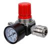 Luftkompressor Druckschalter Regelventil 4 Wege 175PSI Luftkompressor Druckschalter mit Manometer