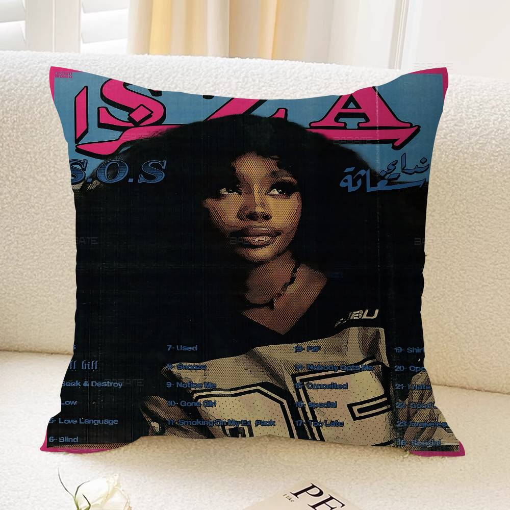 Pop Singer SSZA pillow cover sofa cushion cover home room decoration children gift