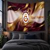 Arazzo Personalizzato da Appendere alla Parete Tessuto con Sfondo Artistico Modello Galatasaray FC