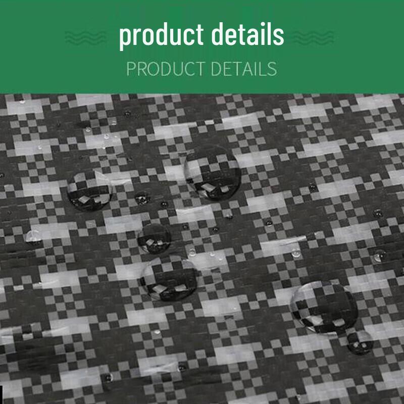 Sheng Kaixuan Outdoor Rainproof Black Grid Tarpaulin