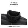 Men's stand-up collar light down jacket winter new jacket liner warm casual solid color simple youth jacket