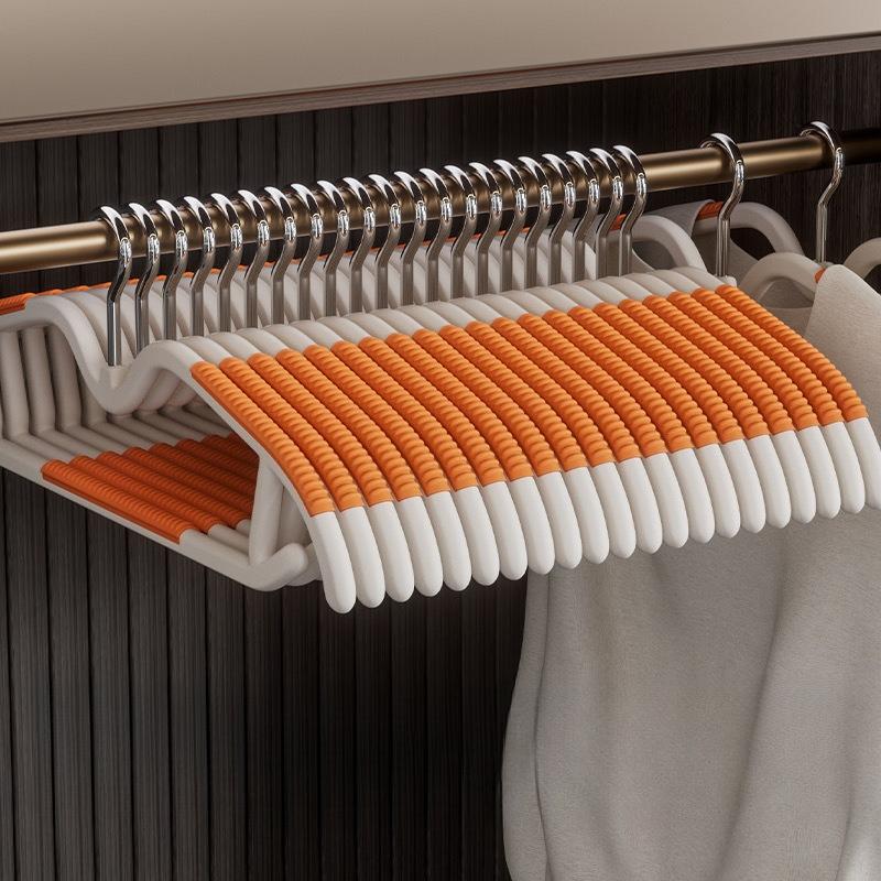 

1/5/10/20/30 шт. Компактный набор вешалок с короткой шейкой, Нескользящие, Без выступов, Вращающаяся вешалка для одежды, Прочная пластиковая вешалка, Крючки для одежды 1pc оранжевый