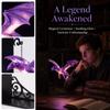 Vintage Bookshelf Lantern Light Purple Bookshelf Ghost Light Dragon Bookshelf Lamp  Reading
