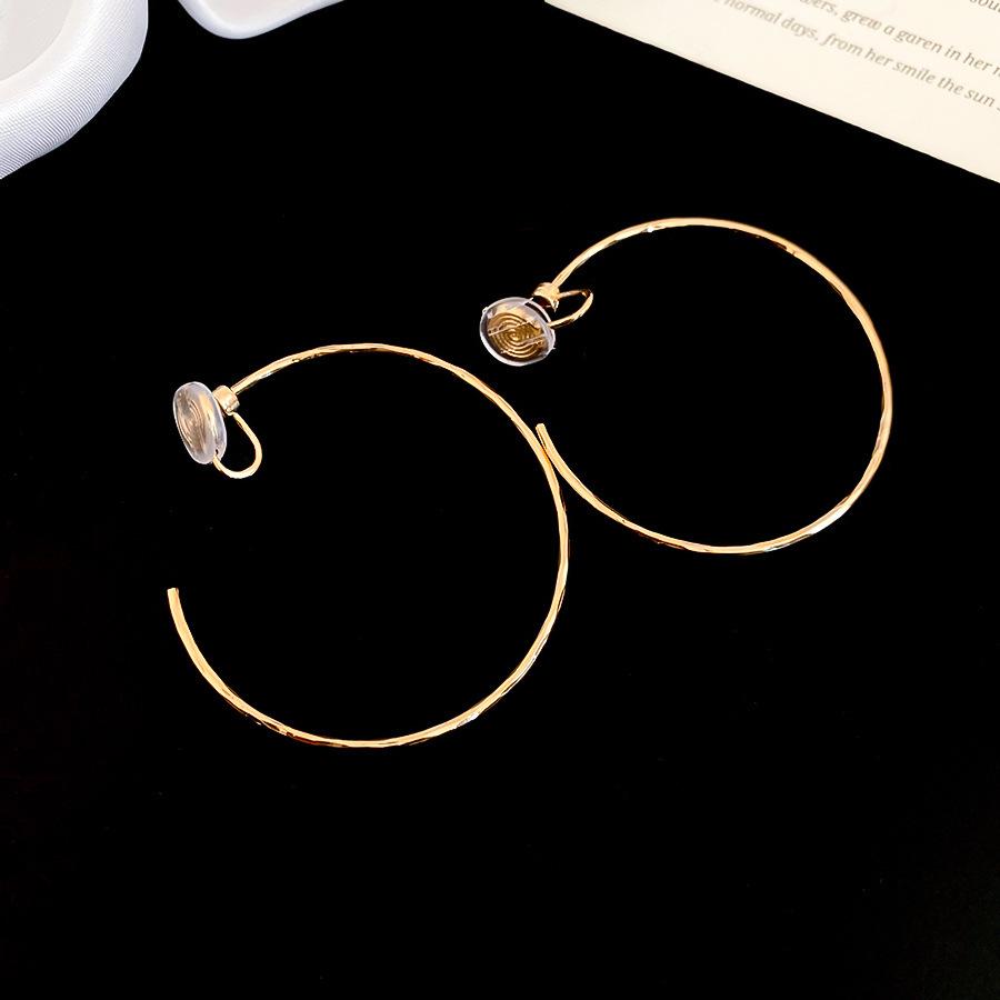 Brincos de Pressão Minimalistas Chiques para Orelhas Não Perfuradas, Estilo Europeu-Americano, Design Único, Acessório de Moda Versátil