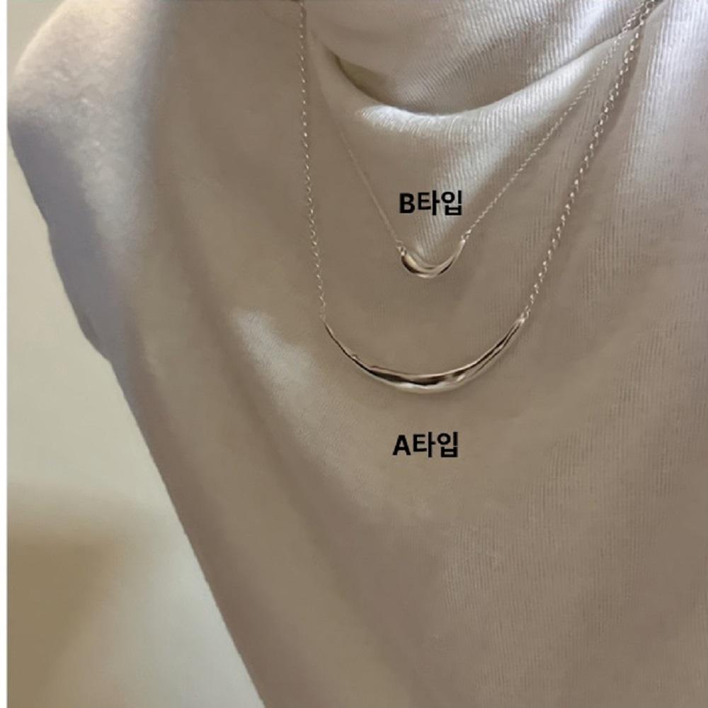 Women's 925 Silver Smile Scrub Minimalist Necklace