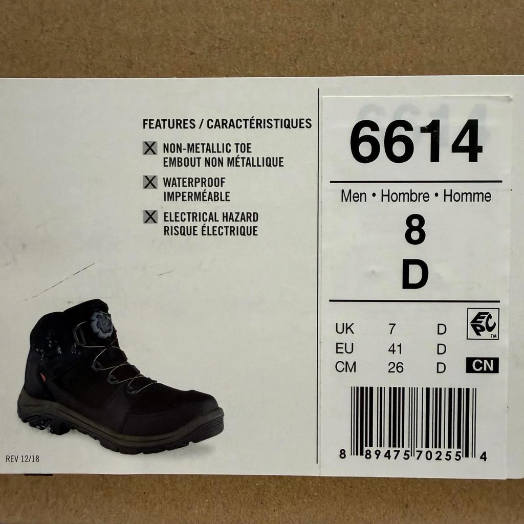 Pristine RED WING Boots Tradesman Black Leather Mens 26 6614 Used