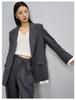 Women's Spring Style Long, Single-Button, Waist-Cinching Blazer: Simple, Fashionable, High-End Jacket