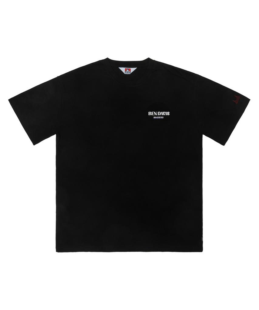 BEN DAVIS Original Arch Print Tee Black