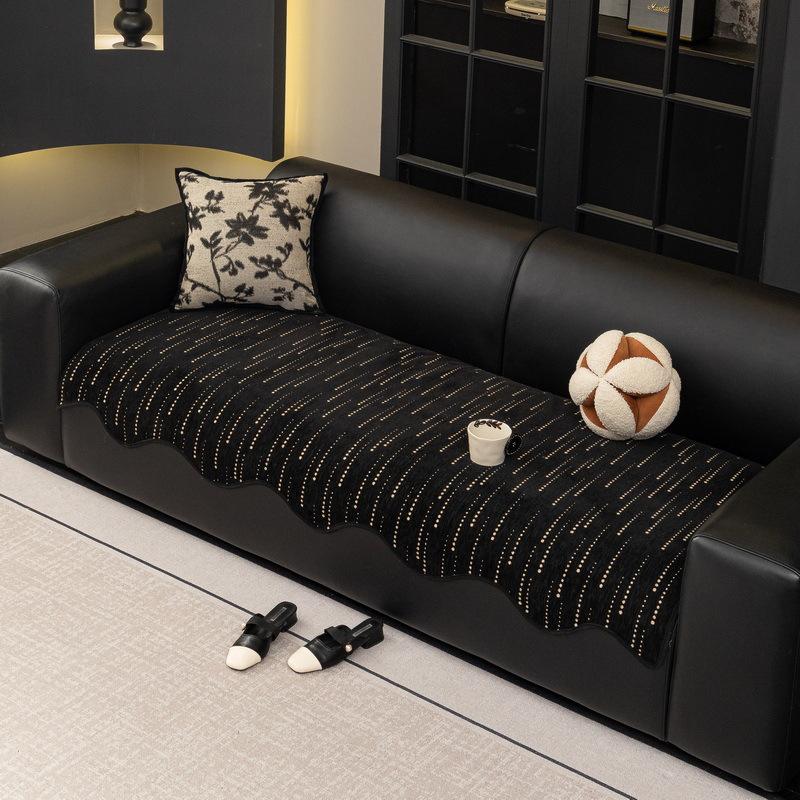 New One-Piece Irregular Sofa Cushion Light Luxury High Sense Non-Slip Straight Row Sofa Seat Cushion