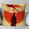 Movie T Top Gun Maverick Pillow Case Square Pillow Bedroom Sofa Leisure Comfort Cushion Car Living Room Home Decoration