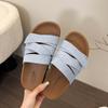 Thick bottom heightening outer slippers women's 2025 summer new high-end skirt non-slip breathable beach cool slippers