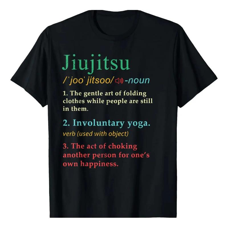 Camiseta De Jiu Jitsu Retro Vintage Definition Divertida Par S