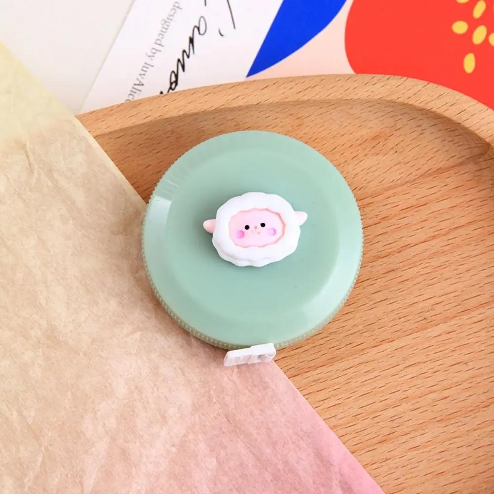 1.5m Portable Retractable Ruler Mini Tape Measure Sewing Leather Ruler Children Height Ruler Centimeter Inch Roll Tape