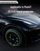 Protetor de Cubo de Roda 20" para Tesla Model Y: Capa de Pneu Bicolor de Cobertura Total para Modelos 2019-2024.