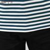Men's Striped Cotton Blend Long Sleeve Polo Shirt