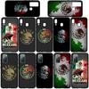 for Samsung Galaxy S24 S23 iPhone 16 15 14 Xiaomi Redmi Note 13 12 11 10 8 Plus 9 Pro Max X XR 14C Phone Case Mexican Mexico Flag OPPO Huawei Cover