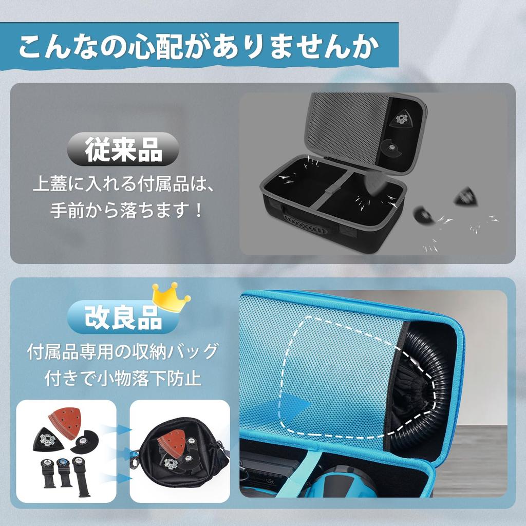 ACE LIGHTING Storage Case for Makita TM52DZ Compatible with Makita 18V Cordless Includes a blade drop prevention extension easy waterproof and
