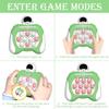 Joc rapid de împingere, Pop Fidget Light Up It Pocket Game pentru copii cu vârste între 3-12 ani, jucărie de joc senzorială portabilă cu 4 moduri de petrecere Joc rapid de împingere Jucării Fidget