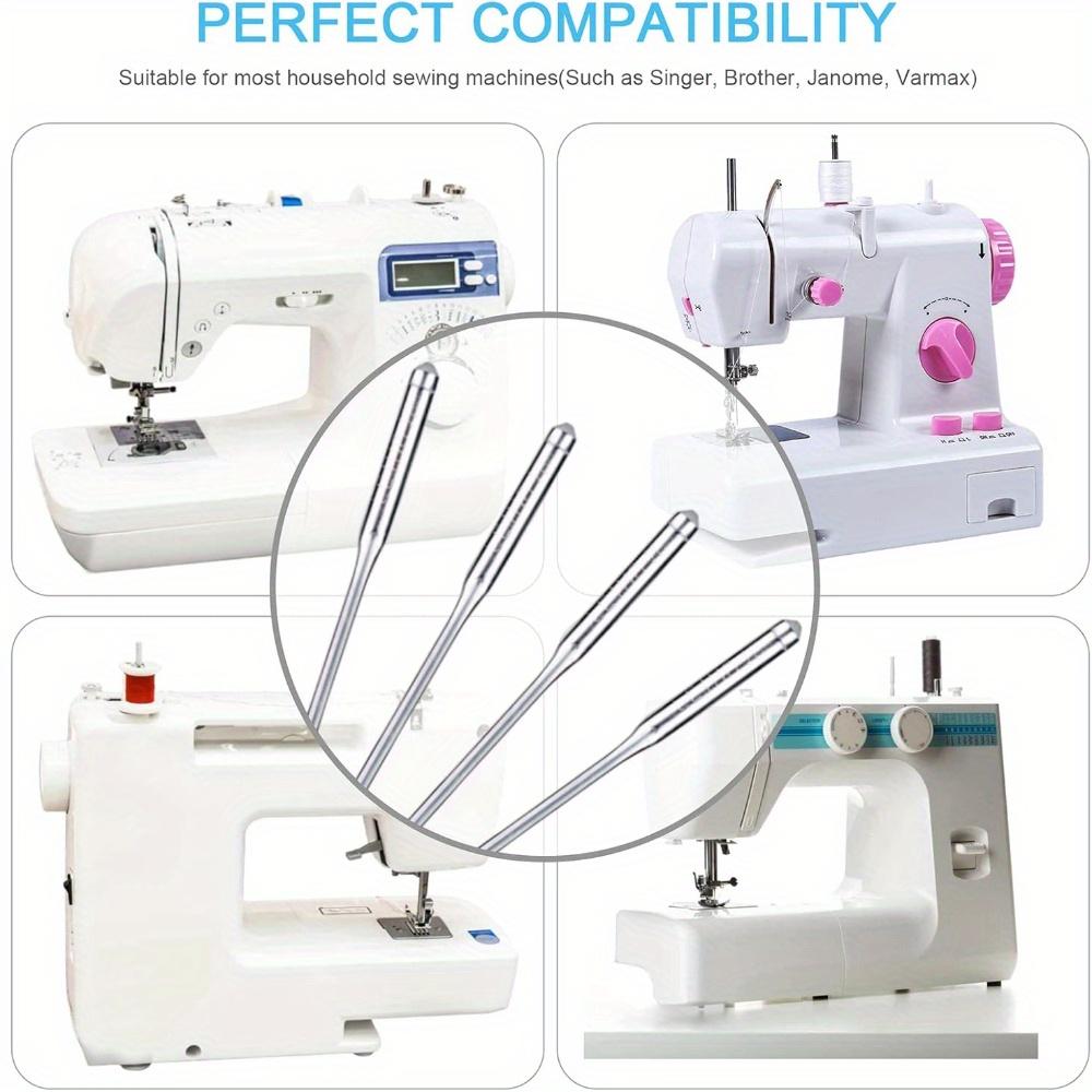 50/100Pcs Universal Sewing Machine Needles for Singer | Durable Metal 5 Sizes (65/9-110/18) All Fabrics, Smooth Stitching