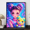 5D Diamond Painting Rainbow Sweet Cool Y2K Girly Style Decoration DIY Full Diamond Mosaic Inlaid Cross Stitch Set Gift